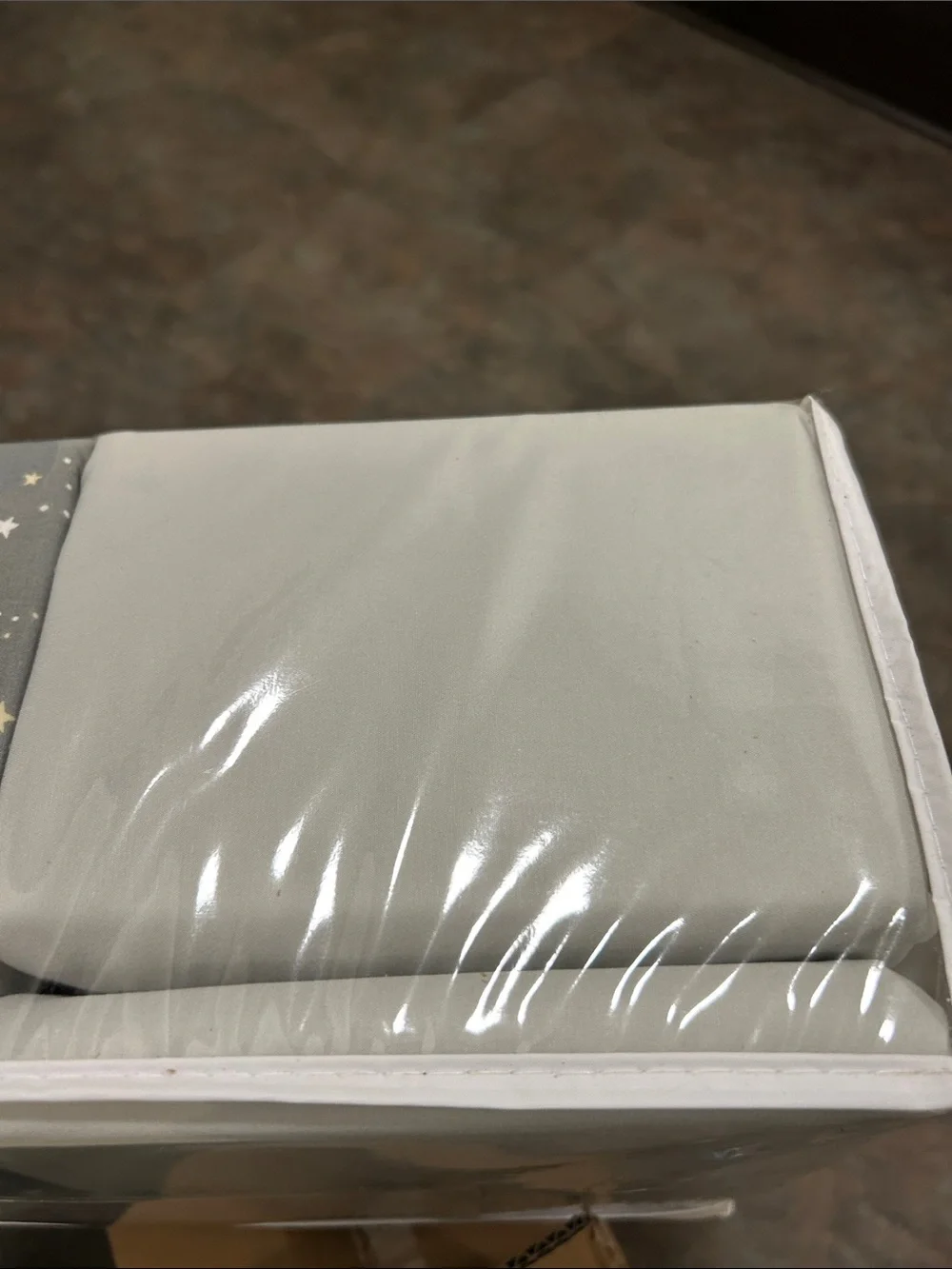 HOME REFLECTIONS Grey & Star Pattern 2 KING SIZE SHEET SETS FACTORY FRESH NEW